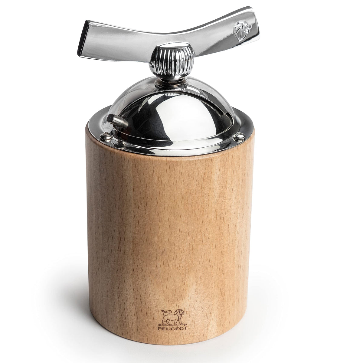 Peugeot - Isen Flax Seed Mill, Wood and Stainless Steel, 13 cm