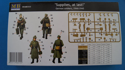 Master Box Supplies At Last! German Soldiers 1944-45 (2) Figure Model Building Kits (1:35 Scale)
