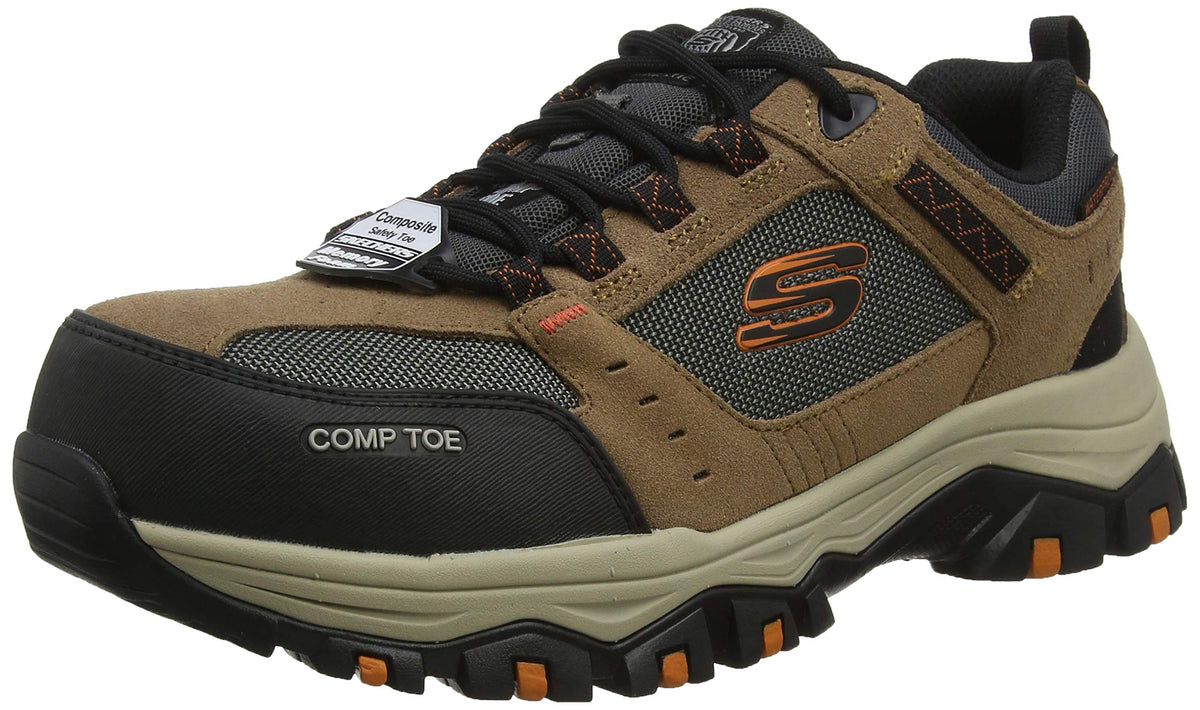 Skechers Men's Greetah Trainers, Brown Suede Leather W Textile, 9