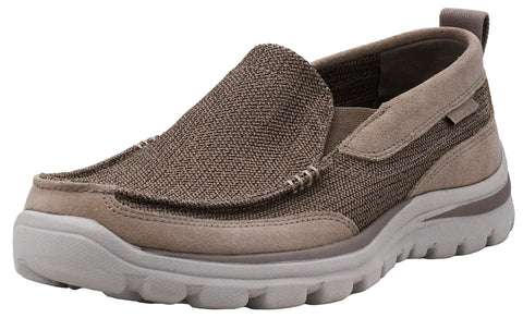 Skechers Men's Superior Milford Sneaker, Stone 9.5 M