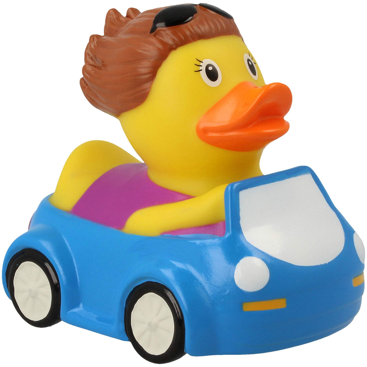 Lilalu LIL2147 Car Driver Female Rubber Duck, Colored