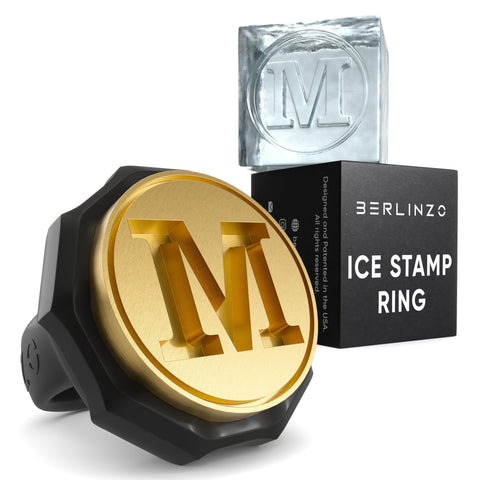 BERLINZO Ice Stamp Letter M