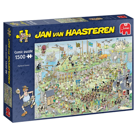Jumbo 19088 Jan Van Haasteren-Highland Games 1500 Piece Jigsaw Puzzle