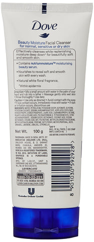 Dove Beauty Moisture Conditioning Face Wash Cleanser, 100gm