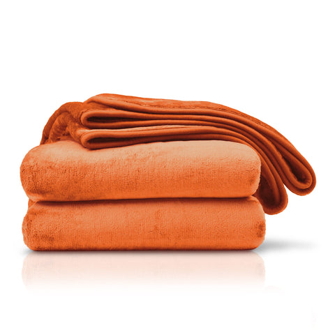 Amago - Cuddly Blanket, Cashmere Feel, 130 x 170 cm - Terracotta
