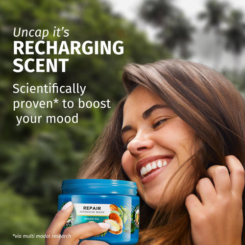 Herbal Essences Argan Oil Repair Hair Mask 500ml to Intensely Nourish Damaged Hair