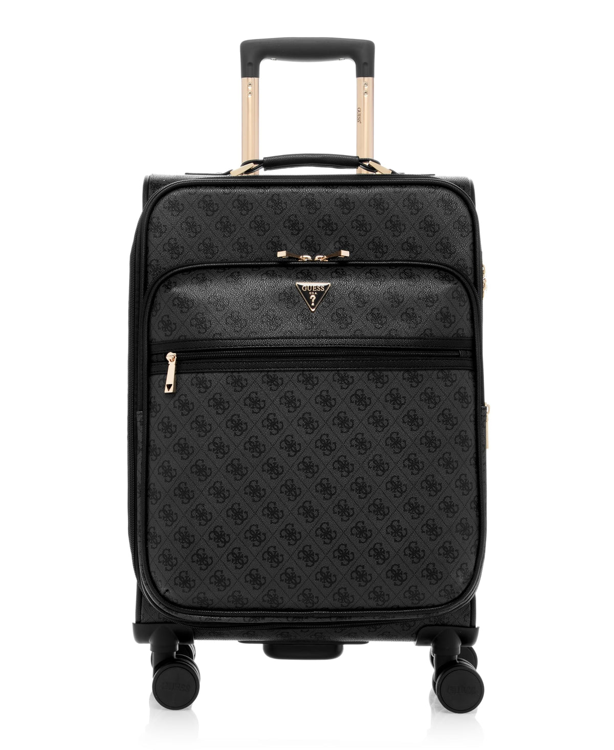 GUESS Norom Bd 20" 8-Wheel Suitcase, Coal Logo, Carry-On 20-Inch, Norom Bd 20" 8-Wheel Suitcase