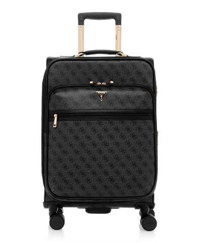 GUESS Norom Bd 20" 8-Wheel Suitcase, Coal Logo, Carry-On 20-Inch, Norom Bd 20" 8-Wheel Suitcase