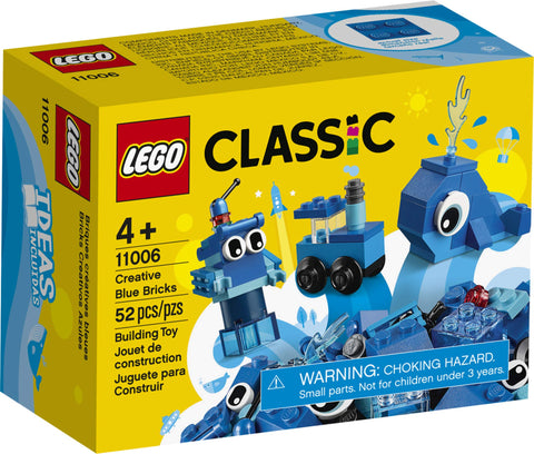 LEGO Classic Creative Blue Bricks 11006 KidsÃƒÆ’Ã‚Â¢ÃƒÂ¢Ã¢â‚¬Å¡Ã‚Â¬ÃƒÂ¢Ã¢â‚¬Å¾Ã‚Â¢ Building Toy Starter Set with Blue Bricks to Inspire Imaginative Play (52 Pieces)