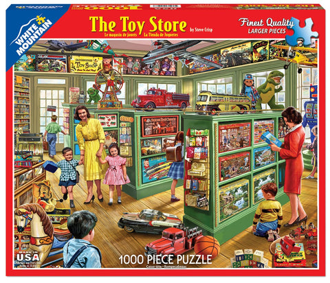 White Mountain Puzzles The Toy Store, 1000 Piece Jigsaw Puzzle