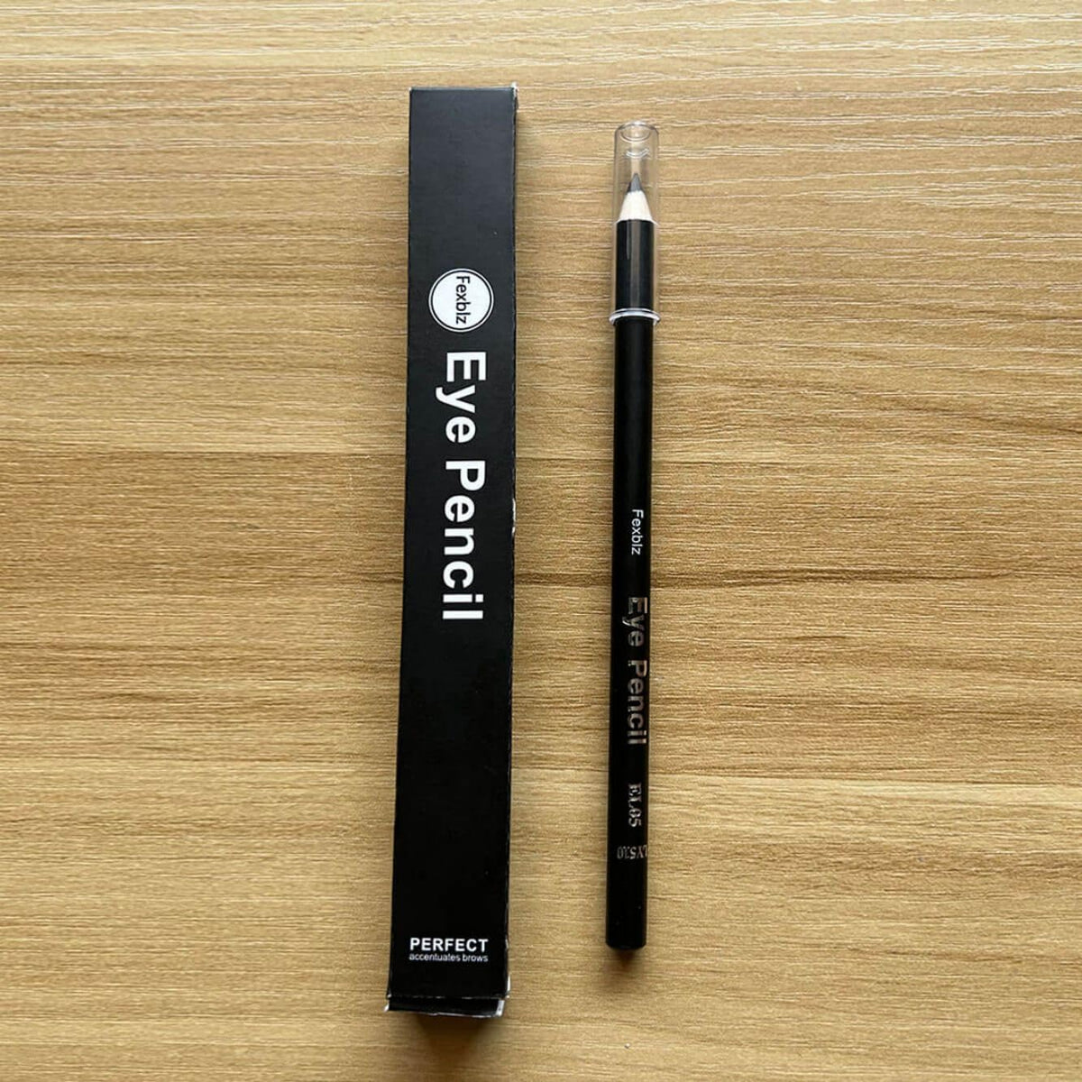 Fexblz Eyeliner Pencil, Smudge Proof Waterproof Long Lasting Makeup Eye Liner; [5-in-1]Eyeliner *1; Eyebrow Stencil *3; Eyebrow Razor *1, Black #-0112041