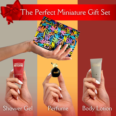 MOSCHINO Cheap & Chic Perfume for Women Mini Gift Set EDT Splash 0.16 Fl oz