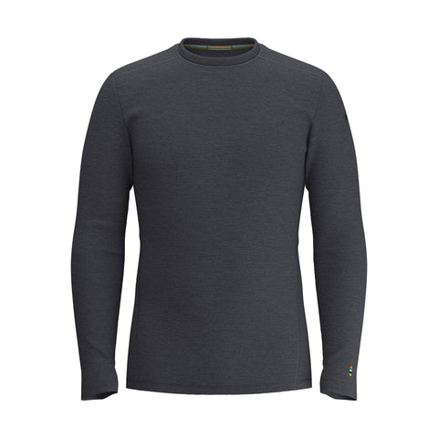 Smartwool Classic Thermal Merino Wool Base Layer, Men's Thermal Base Layer & Crew Neck Long Sleeve Sweater, Lightweight & Breathable Natural Merino Men's Clothing & Fashion - Charcoal Heather, XL