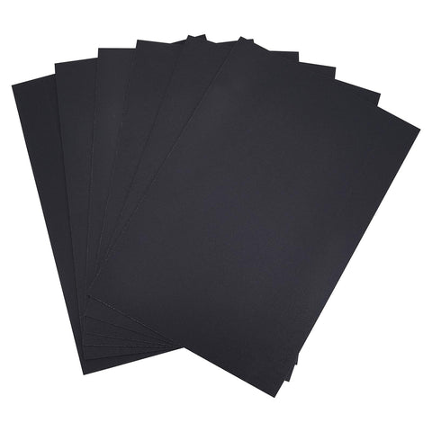 PH PandaHall 6 pcs 12 x 8 Inch Plastic Rectangle Handbag Base Shaper for Hand Bag Tote Purse Handbag Bottom, Black