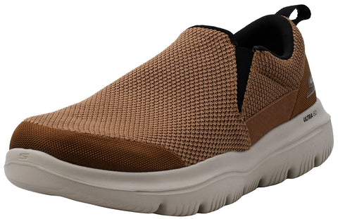 Skechers Men's GO Walk Evolution Ultra-Impeccable Sneaker, Brown/Black, 13