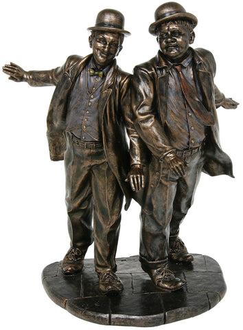 Bronze Laurel& Hardy Figurine by studio Collection