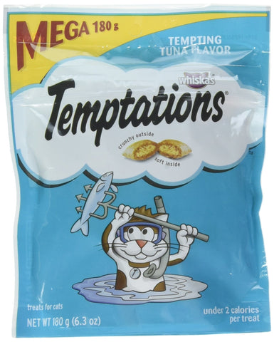 Temptations Cat Treats, Tempting Tuna Flavor, 6.3 Oz Pouch