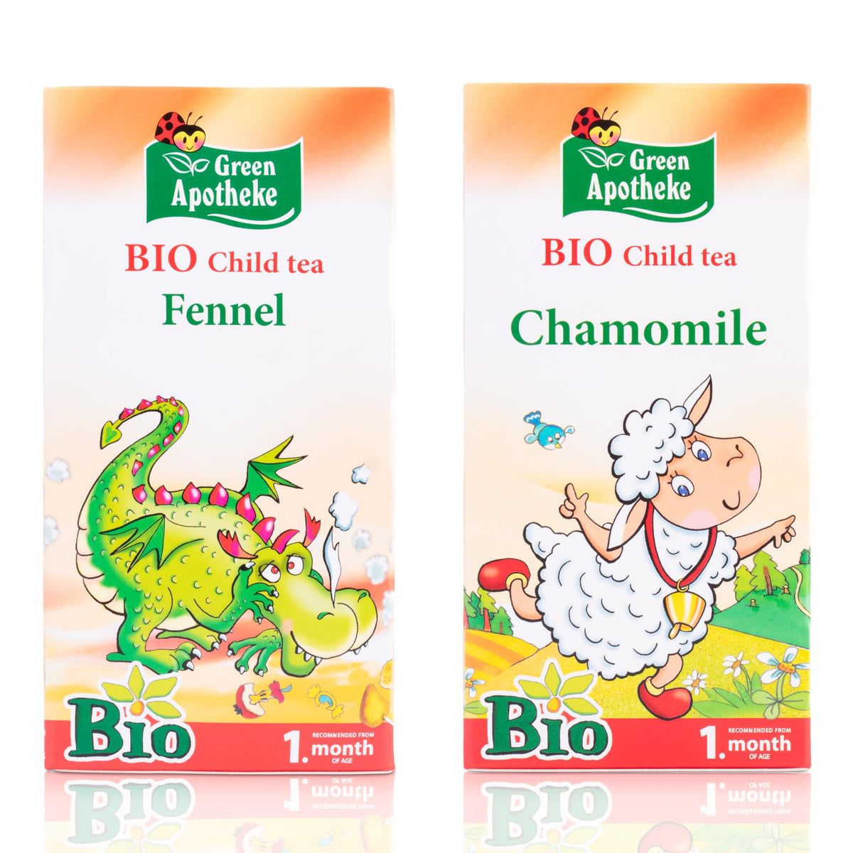 Apotheke Fennel and Camomile Baby Tea Gift Pack. Sugar Free. from 1st Month of Age