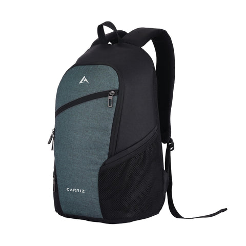 CARRIZ Travel Backpack - Water Resistant Fabric, 22 Litre, Backpack for Men and Women - Ideal for Students and Professionals, Office and College Use, TEAL, M, Modern