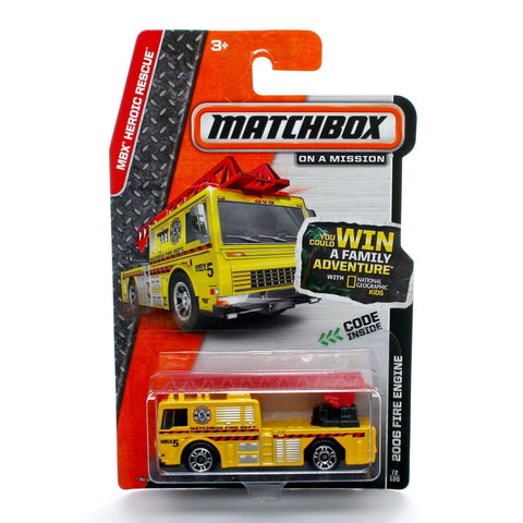 Matchbox, 2014 MBX Heroic Rescue, 2006 Fire Engine [Yellow] 72/120