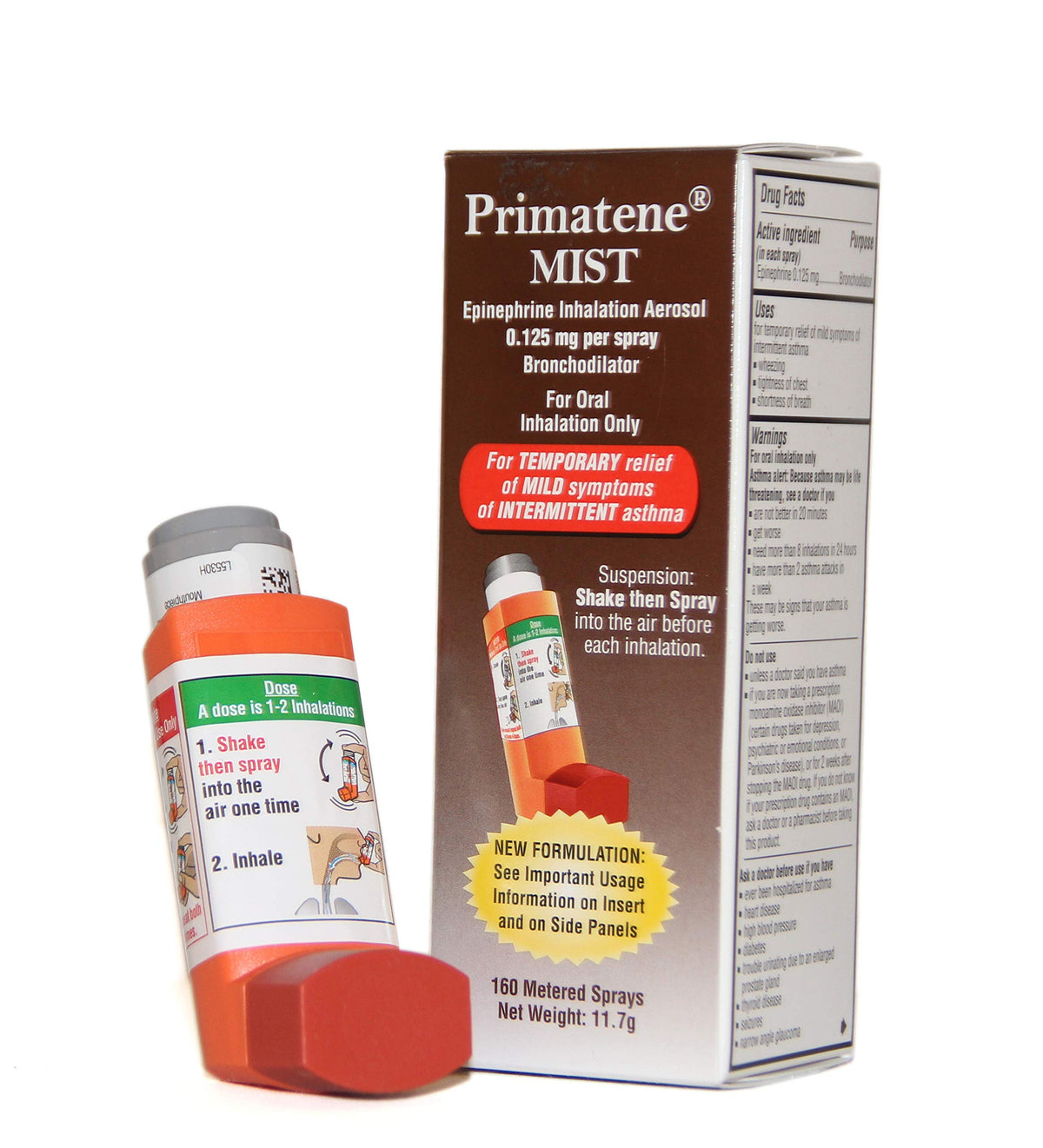 Primatene Mist Epinephrine Inhalation Aerosol - 11.7 g