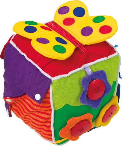 Babys Soft Play Cube with multi activity
