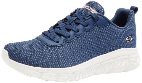 Skechers Women's Bobs B Flex-Visionary Essence Sneaker, Navy, 8.5