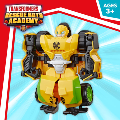 Transformers Playskool Heroes Rescue Bots Academy Road Rescue Team Trailer 4-Pack Converting Toy