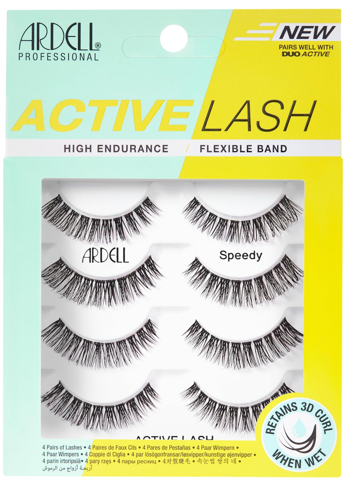 Ardell Active Speedy 4 pairs of lashes
