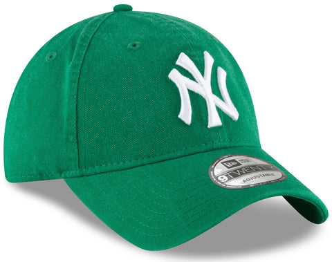 New Era MLB Core Classic 9TWENTY Adjustable Hat Cap One Size Fits All (New York Yankees Green)