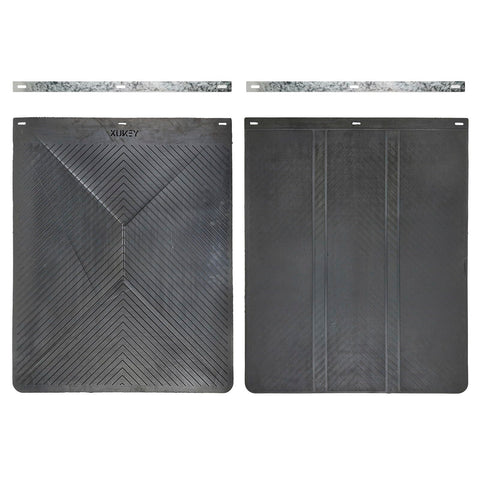 2pcs/Set 30â€x24â€W/Brackets Pair Universal Heavy Duty Rubber Mud Flaps for Car Semi Truck Caravan Tipper Dually Trailer Off-Road Splash Guards Mudflaps Mudguards Dirty Traps