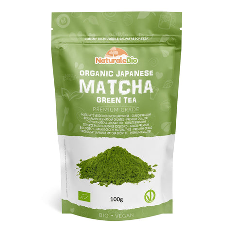 Japanese Organic Matcha Green Tea Powder - Premium Grade - 100g. Produced in Japan, Uji, Kyoto. Use for Drinking, Cooking, Baking, Smoothie Making and with Milk. Vegan & Vegetarian FriendlyÃƒÆ’Ã‚Â¢ÃƒÂ¢Ã¢â‚¬Å¡Ã‚Â¬Ãƒâ€šÃ‚Â¦