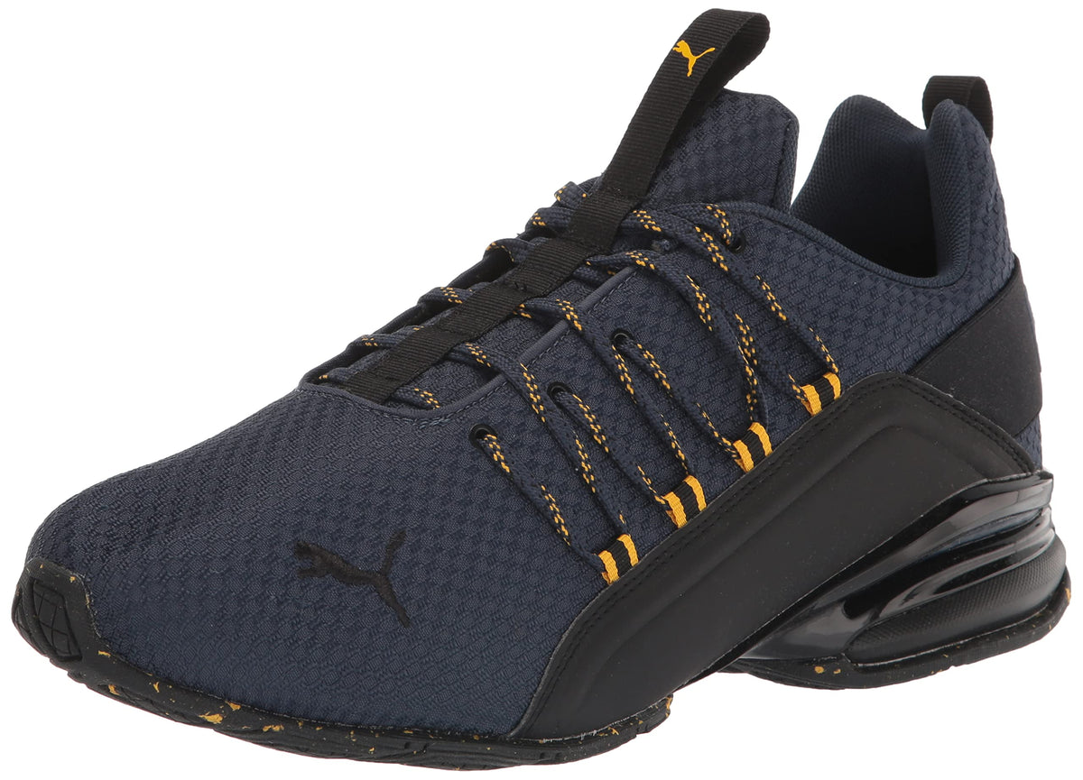 PUMA Axelion Winter Trail Men's Running Spellbound-Black-Goldenrod