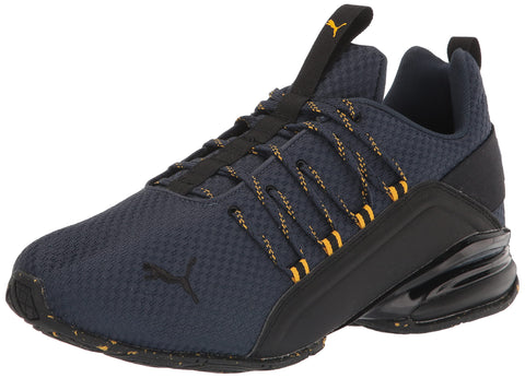 PUMA Axelion Winter Trail Men's Running Spellbound-Black-Goldenrod