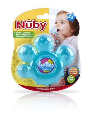 Nuby IcyBite Hand Teether, Colors May Vary