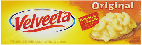Velveeta Original Melting Cheese, Classic Size (32 oz Block)