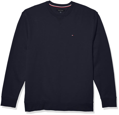 Tommy Hilfiger Men's Plain Crewneck Sweatshirt, Sky Captain, MD