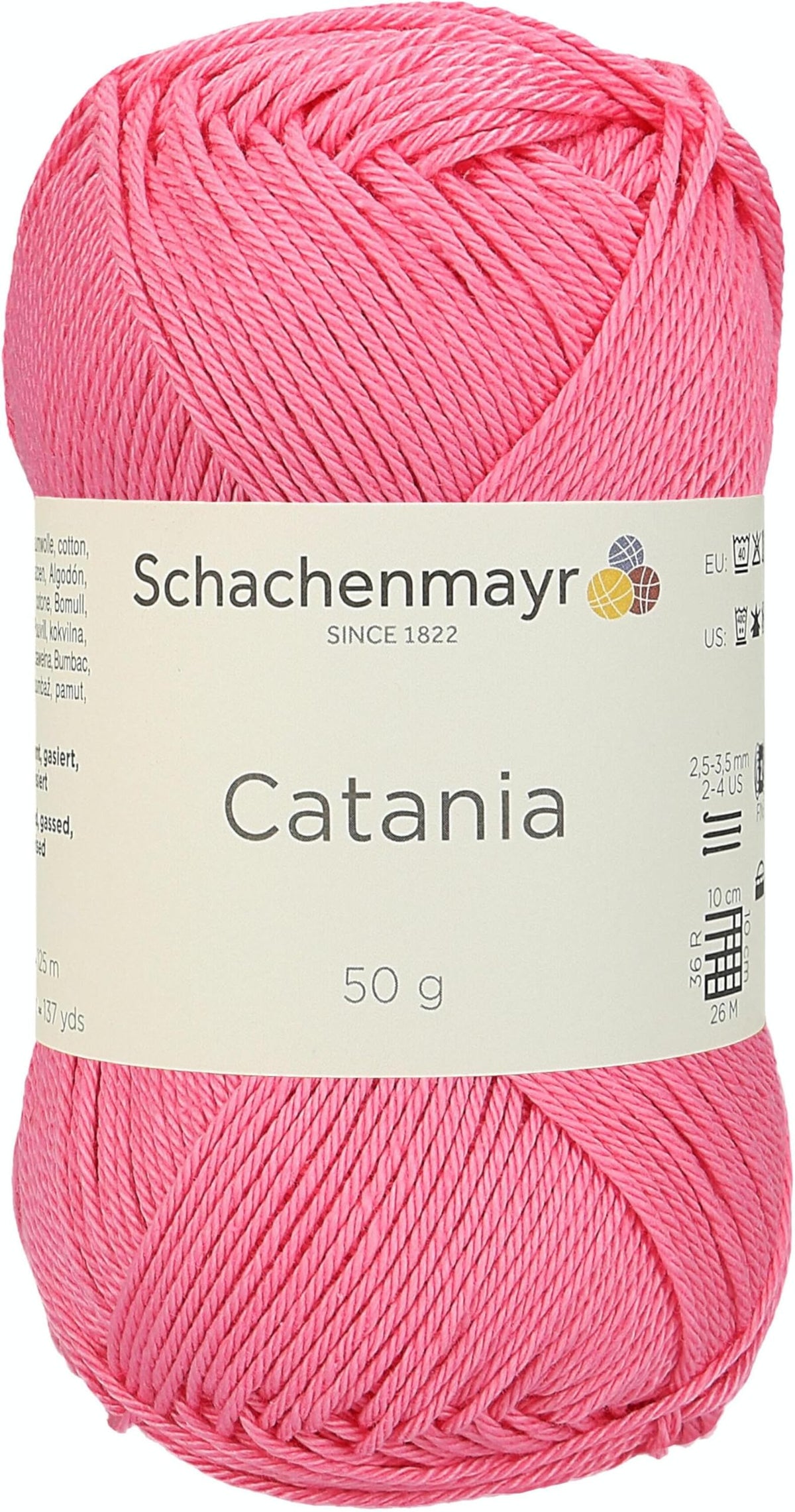 Schachenmayr Hilos para Tejer A Mano Catania, 50G Pink