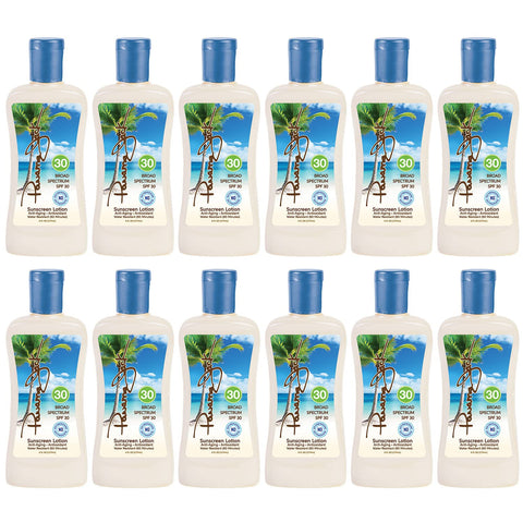 Panama Jack Sunscreen Suntan Lotion - SPF 30, Broad Spectrum UVA/UVB Protection, PABA, Paraben, Gluten & Cruelty Free, 6 FL OZ (Pack of 12)