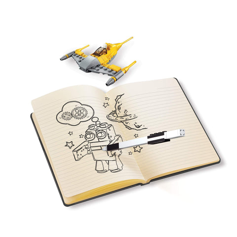 Santoki - Lego Star Wars Naboo Journal with Recruitment Set and Black Gel Pen