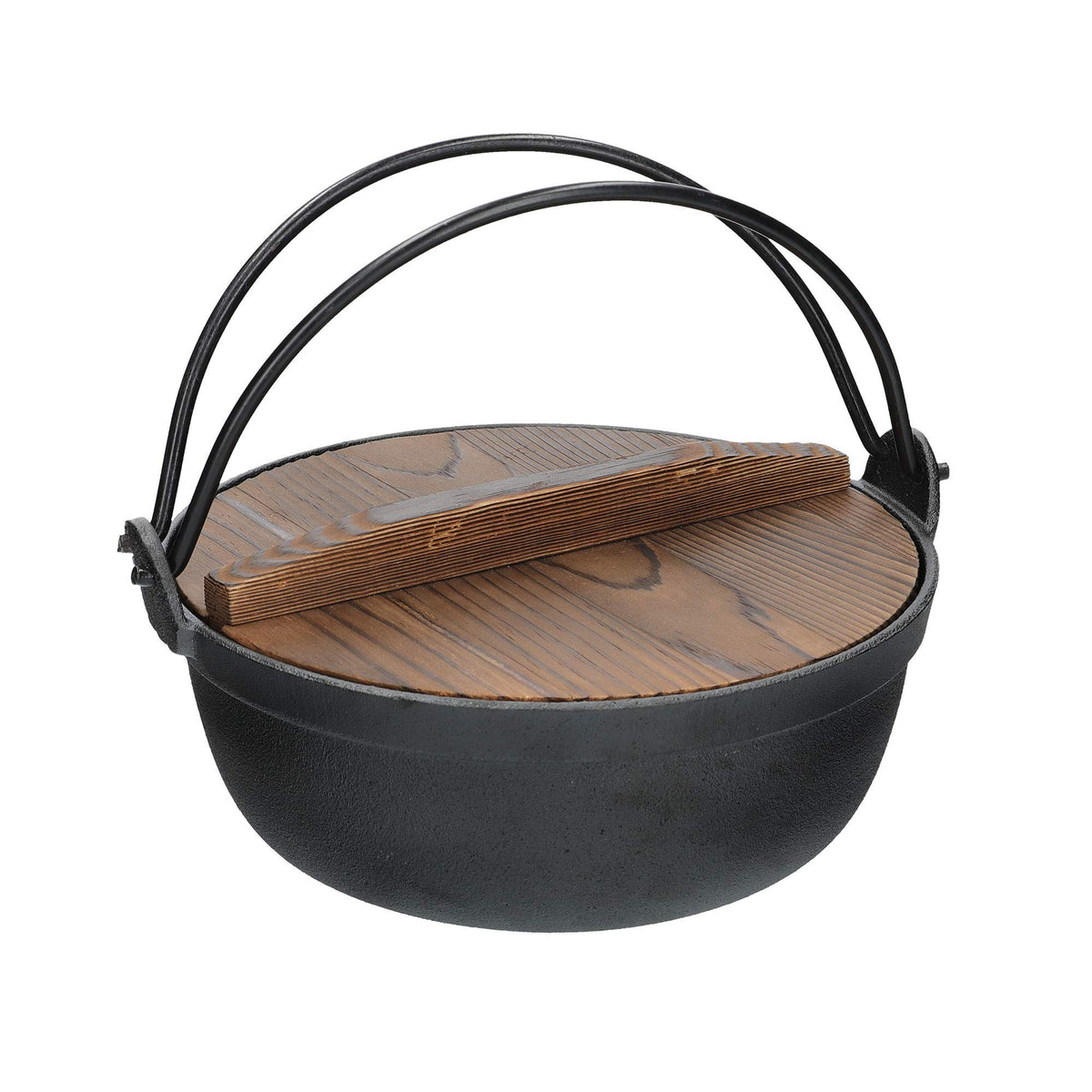 KitchenCraft World of Flavours Japanese Cooking Pot with Wooden Lid, 1.5 l