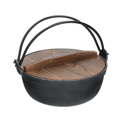 KitchenCraft World of Flavours Japanese Cooking Pot with Wooden Lid, 1.5 l