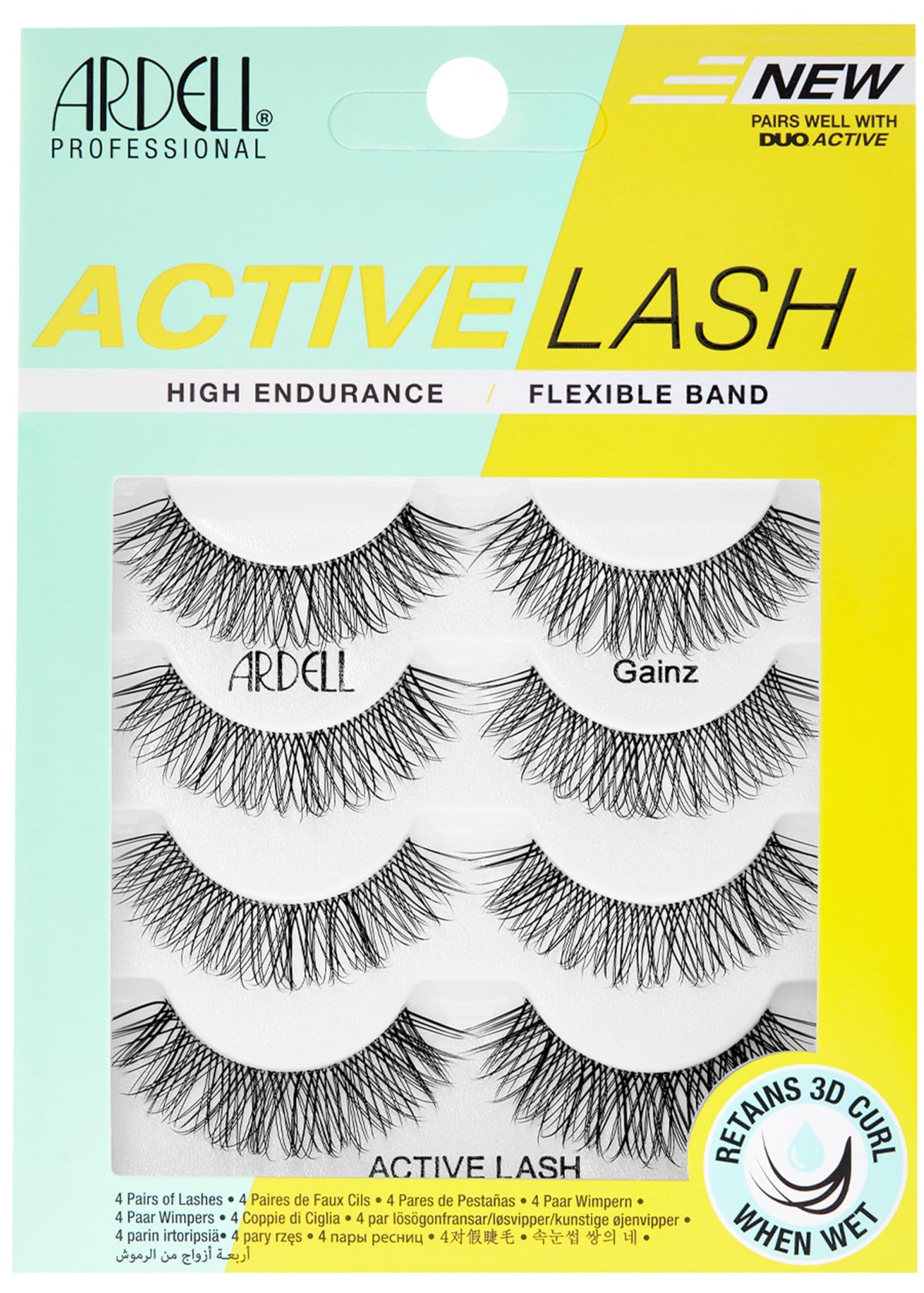 Ardell Active Gainz 4 pairs of lashes