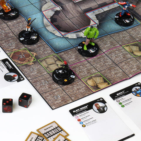 Marvel HeroClix Battlegrounds: Avengers vs Masters of Evil Game | 10 Miniatures