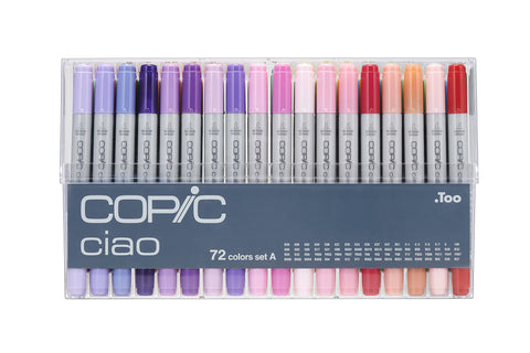 Copic Ciao Set Of 72Pc - Set A Colors