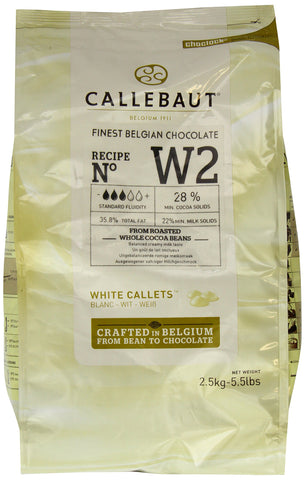 Callebaut White Chocolate Callets 2.5 kg