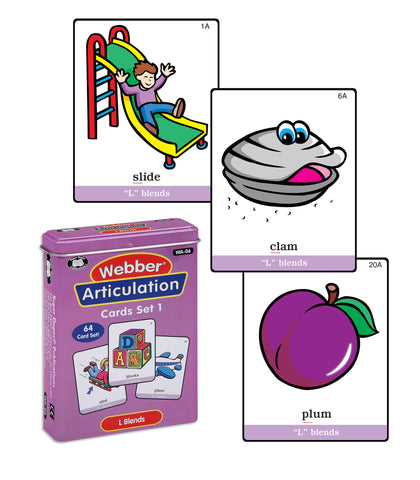 Super Duper Publications | Articulation L Blends Fun Deck | Vocabulary and Language Development Flash Cards | Educational Learning Materials for Children