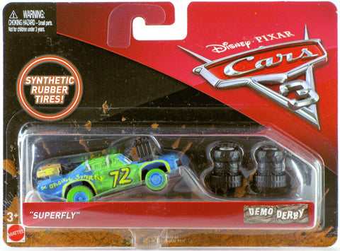 Mattel Disney Cars Cars 3 Demo Derby "Superfly" Diecast Car