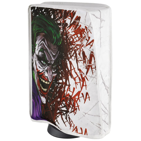 PlayVital Dust Cover for ps5, Soft Neat Lining Dust Guard for ps5 Console, Anti Scratch Waterproof Cover Sleeve for ps5 Console Digital Edition & Disc Edition - Clown Hahaha