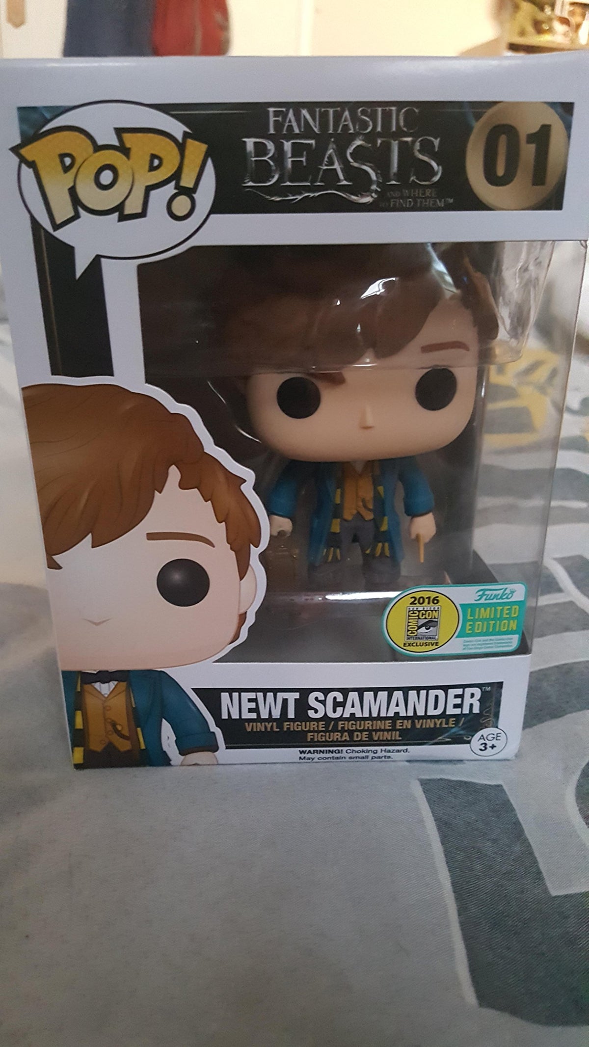 SDCC 2016 Exclusive Fantastic Beasts Newt Scamander POP! Vinyl Figure
